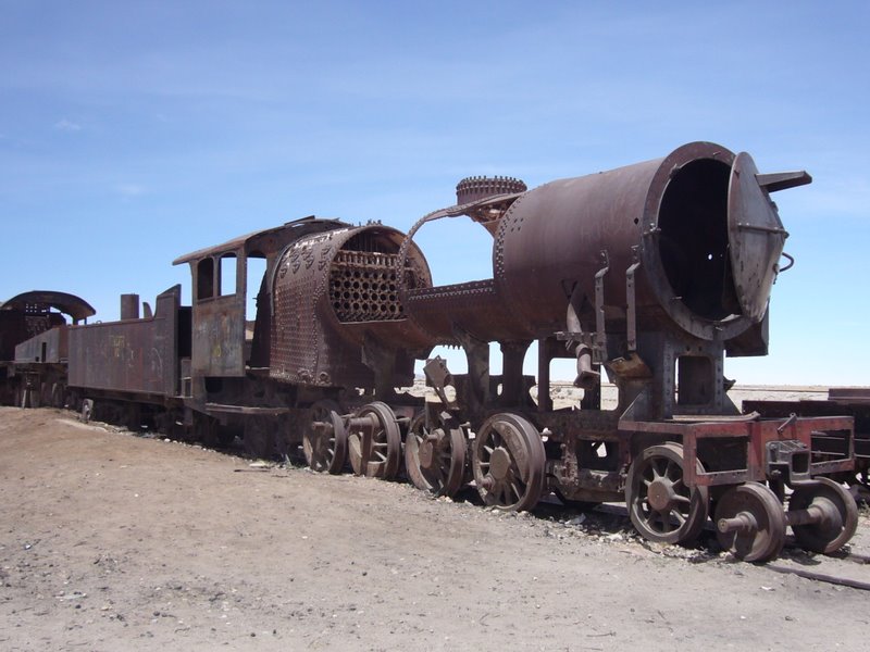 Travel - Bolivia - Salar De Uyuni - Train Cemetery
